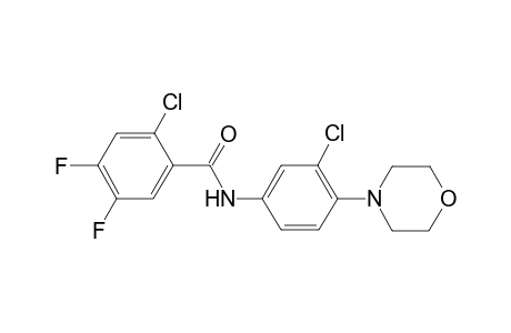 2-Chloro-N-(3-chloro-4-morpholin-4-yl-phenyl)-4,5-difluoro-benzamide