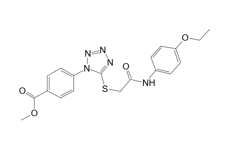 methyl 4-(5-{[2-(4-ethoxyanilino)-2-oxoethyl]sulfanyl}-1H-tetraazol-1-yl)benzoate