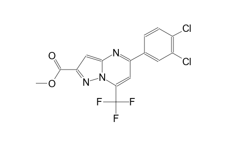 methyl 5-(3,4-dichlorophenyl)-7-(trifluoromethyl)pyrazolo[1,5-a]pyrimidine-2-carboxylate