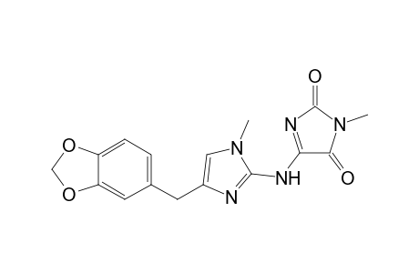 1H-Imidazole-2,5-dione, 4-[[4-(1,3-benzodioxol-5-ylmethyl)-1-methyl-1H-imidazol-2-yl]amino]-1-methyl-