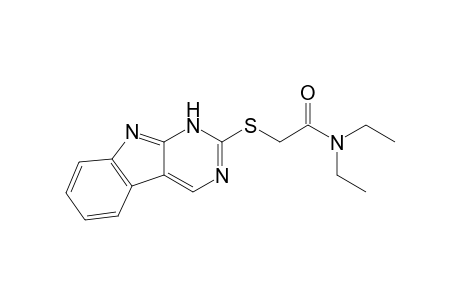 N,N-Diethyl-2-(9H-pyrimido[4,5-b]indol-2-ylsulfanyl)acetamide
