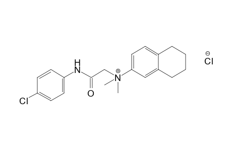 {[(p-Chlorophenyl)carbamoyl]methyl}dimethyl[(5,6,7,8-tetrahydro-2-naphthyl)methyl]ammoniun chloride