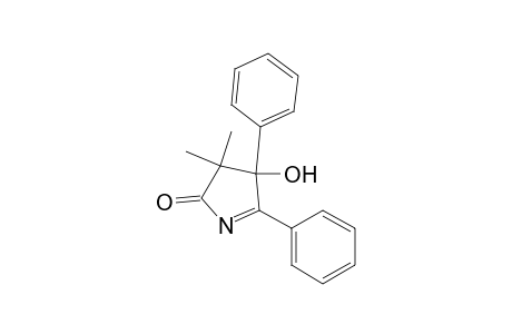3,4-Dihydro-4-hydroxy-3,3-dimethyl-4,5-diphenyl-2H-pyrrol-2-one
