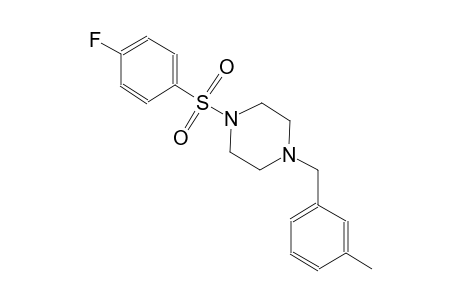 Piperazine, 1-[(4-fluorophenyl)sulfonyl]-4-[(3-methylphenyl)methyl]-