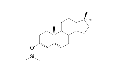 17,17-Dimethyl-18-nor-androsta-3,5,13-trien-3-ol, O-TMS