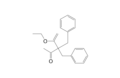 3,3-DIBENZYL-2-ETHOXY-PENT-1-EN-4-ONE