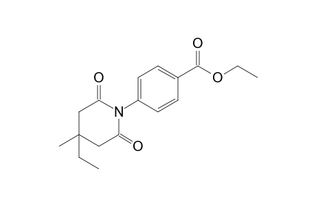 p-(3-ethyl-3-methylglutarimido)benzoic acid, ethyl ester