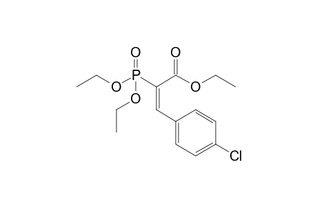 (E)-3-(4-chlorophenyl)-2-diethoxyphosphoryl-2-propenoic acid ethyl ester