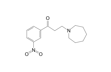 3-(Hexahydro-1-azepinyl)-3'-nitropropiophenone