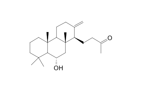 17-Oxo-18,19-bisnorcheilanth-13(24)-en-6.alpha.-ol