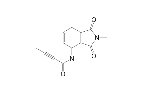 N-(2,3,3a,4,7,7a-Hexahydro-2-methyl-1,3-dioxo-1H-isoindol-4-yl)but-2-ynamide