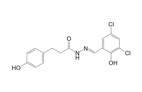 4-Hydroxyhydrocinnamic acid, (3,5-dichlorosalicylidene)hydrazide