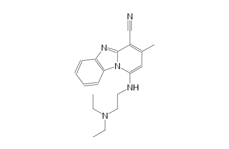 Benzo[4,5]imidazo[1,2-a]pyridine-4-carbonitrile, 1-(2-diethylaminoethylamino)-3-methyl-