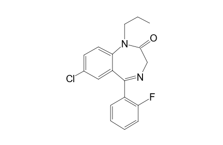 N-Desalkylflurazepam, N-propyl-