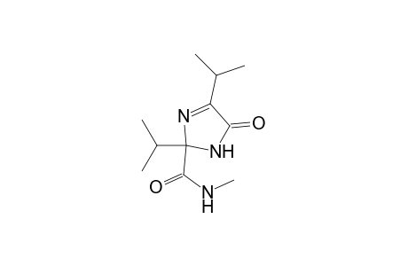 1H-Imidazole-2-carboxamide, 2,5-dihydro-N-methyl-2,4-bis(1-methylethyl)-5-oxo-