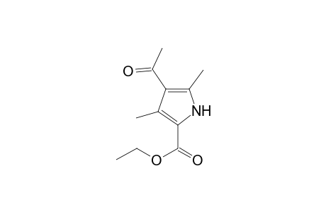 4-acetyl-3,5-dimethylpyrrole-2-carboxylic acid, ethyl ester