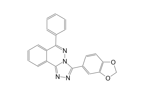 [1,2,4]triazolo[3,4-a]phthalazine, 3-(1,3-benzodioxol-5-yl)-6-phenyl-