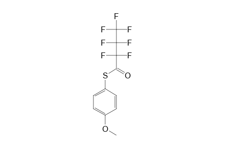 4-Methoxythiophenol, S-heptafluorobutyryl-