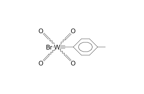 trans-Bromo-tetracarbonyl-(P-tolylcarbyne)-tungsten