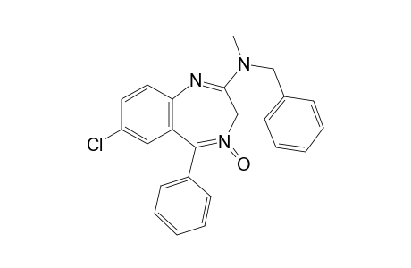 3H-1,4-Benzodiazepin-2-amine, 7-chloro-N-methyl-5-phenyl-N-(phenylmethyl)-, 4-oxide