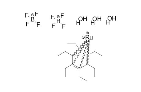 [(6-ETA-HEXAETHYLBENZENE)RU(H2O)3]-(BF4)2