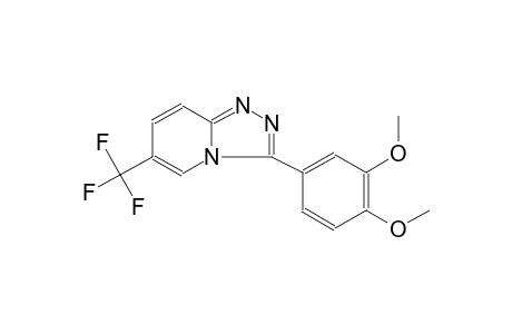 3-(3,4-dimethoxyphenyl)-6-(trifluoromethyl)[1,2,4]triazolo[4,3-a]pyridine