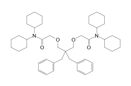 N,N-dicyclohexyl-2-[2,2-dibenzyl-3-[2-(dicyclohexylamino)-2-keto-ethoxy]propoxy]acetamide