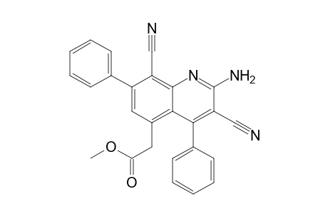 Methyl 2-(2-amino-3,8-dicyano-4,7-diphenylquinolin-5-yl)acetate