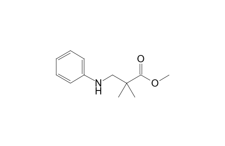 2,2-dimethyl-3-(phenylamino)propionic acid methyl ester