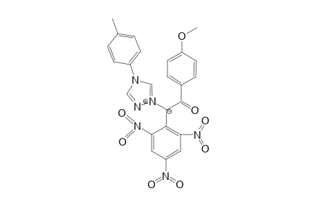 4-Methoxybenzoyl 4-(4-tolyl)-1,2,4-triazol-1-ium 2,4,6-trinitrophenylmethylide