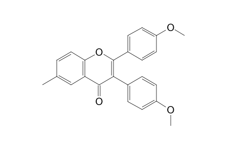 2,3-Bis(4-methoxyphenyl)-6-methyl-4H-chromen-4-one