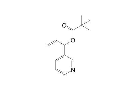 1-(3-pyridyl)-2-propenyl pivalate