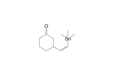 3-[(2(Z)-(Trimethylstannyl)ethenyl]cyclohexan-1-one