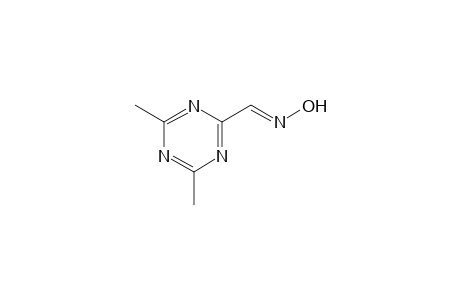 4,5-DIMETHYL-s-TRIAZINE-2-CARBOXALDEHYDE, OXIME