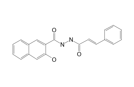 Naphthalene-2-carbohydrazide, 3-hydroxy-N2-(1-oxo-3-phenyl-2-propenyl)-