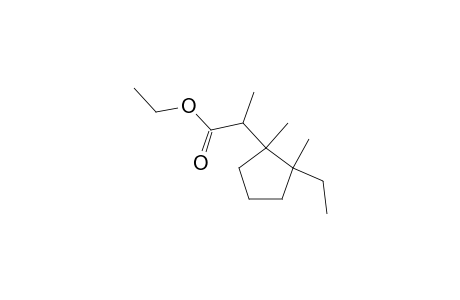 ethyl 2-(2-ethyl-1,2-dimethylcyclopentyl)propanoate