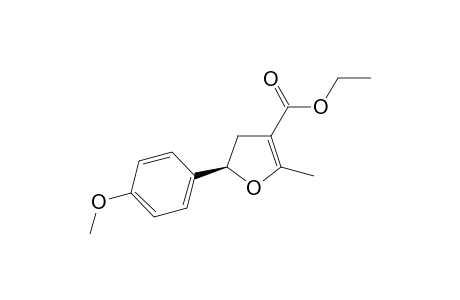 Ethyl (5R)- 5-(4-methoxyphenyl)-2-methyl-4,5-dihydrofuran-3-carboxylate