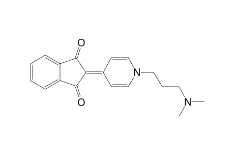 2-{1-[3-(dimethylamino)propyl]-4(1H)-pyridylidene}-1,3-indandione