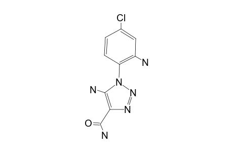 5-Amino-1-(2-amino-4-chloro-phenyl)triazole-4-carboxamide