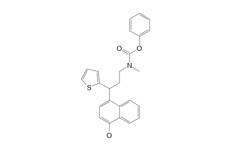 DLX-I;PHENYL-3-(1-HYDROXYNAPHTHALEN-4-YL)-3-(THIOPHEN-2-YL)-PROPYLMETHYLCARBAMATE