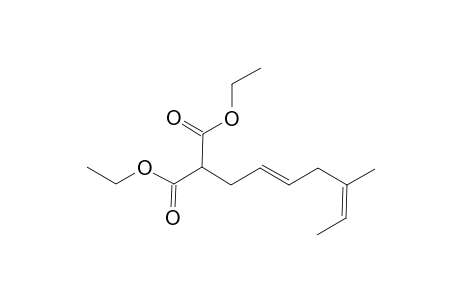 Diethyl 2-[(2E,5Z)-5-Methylhepta-2,5-dienyl]malonate