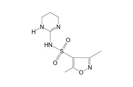 3,5-dimethyl-N-(1,4,5,6-tetrahydro-2-pyrimidinyl)-4-isoxazolesulfonamide