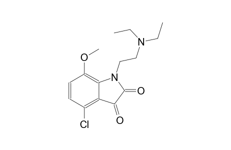 4-chloro-1-[2-(diethylamino)ethyl]-7-methoxy-1H-indole-2,3-dione