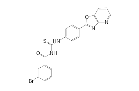 thiourea, N-(3-bromobenzoyl)-N'-(4-oxazolo[4,5-b]pyridin-2-ylphenyl)-