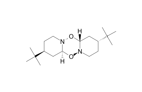 2R*,7S*-DI-TERT.-BUTYLPERHYDRODIPYRIDINO-[1,2-B:1',2'-E]-5AH-5AS*-10AH-10AR*-1,4,2,5-DIOXADIAZINE