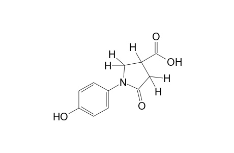 1-(p-hydroxyphenyl)-5-oxo-3-pyrrolidinecarboxylic acid