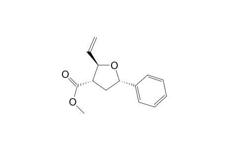 (+-)-(2S*,4S*,5R*)-tetrahydro-4-carbomethoxy-2-phenyl-5-vinylfuran