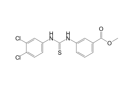 m-[3-(3,4-dichlorophenyl)-2-thioureido]benzoic acid, methyl ester