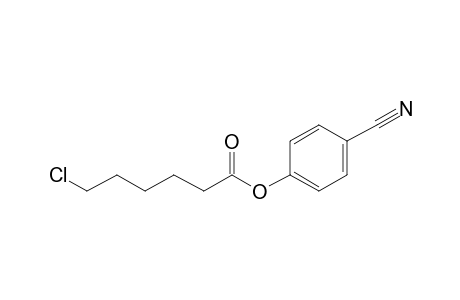 6-Chlorohexanoic acid, 4-cyanophenyl ester