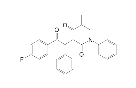 2-[2-(4-Fluorophenyl)-2-oxo-1-phenylethyl]-4-methyl-3-oxo-N-phenylpentanamide